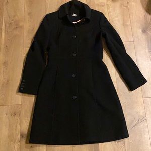 J Crew black peacoat barely worn size 4